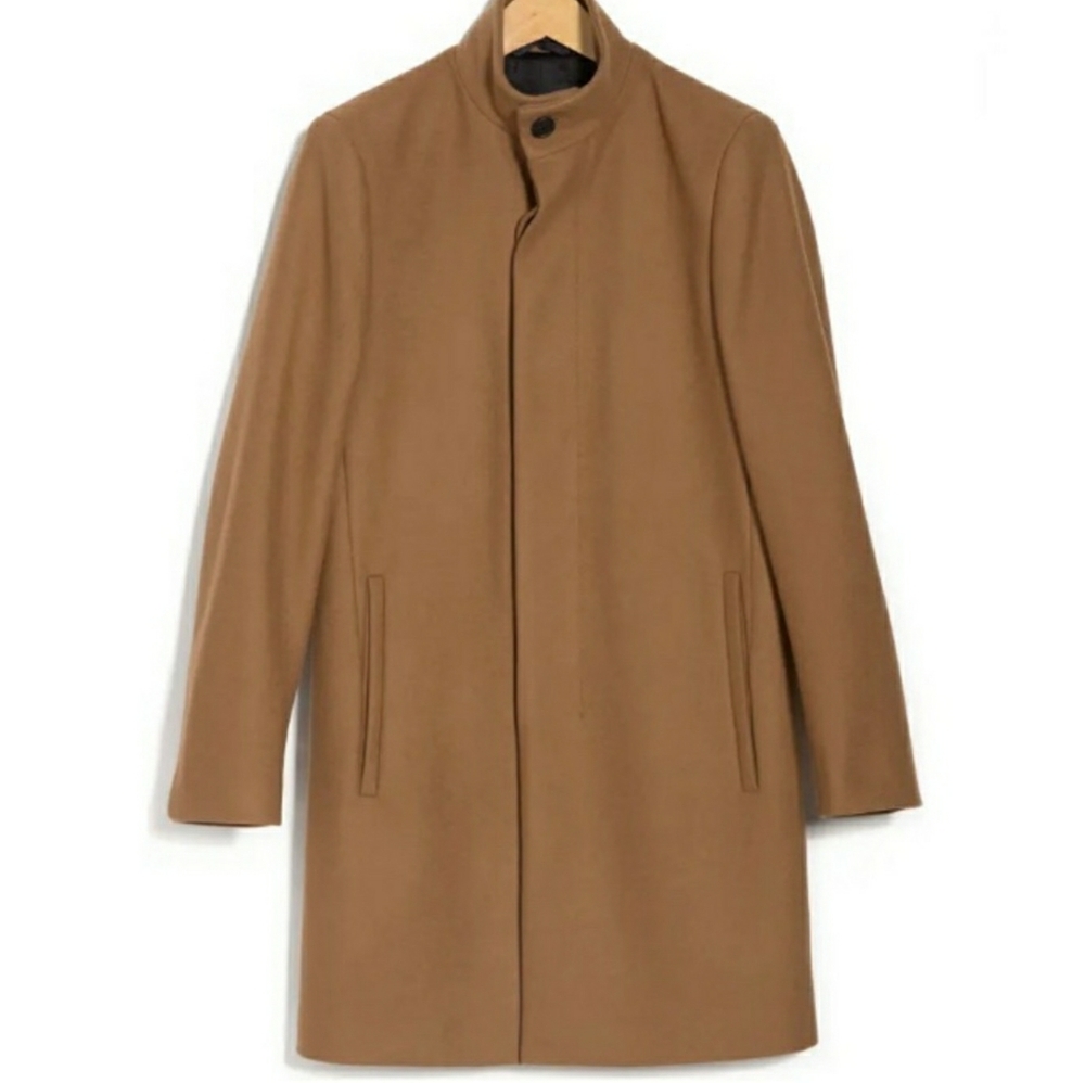 Theory Belvin OP Wool-Blend Coat (M) - Picture 1 of 6